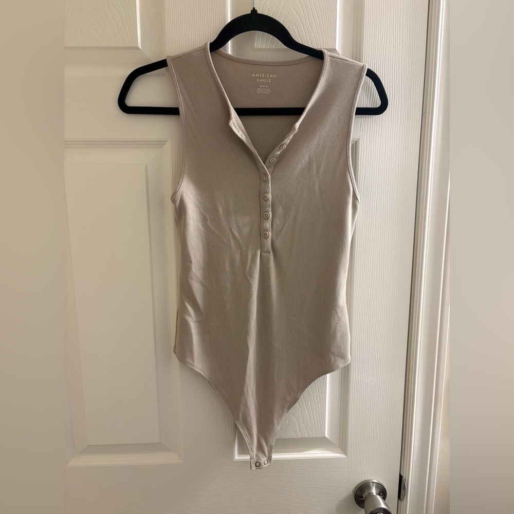Medium Beige American Eagle Bodysuit